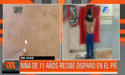 Niña de 11 años recibió un disparo en el pie | Telefuturo