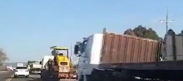 Movilización de camioneros en Santa Rosa del Aguaray - C9N