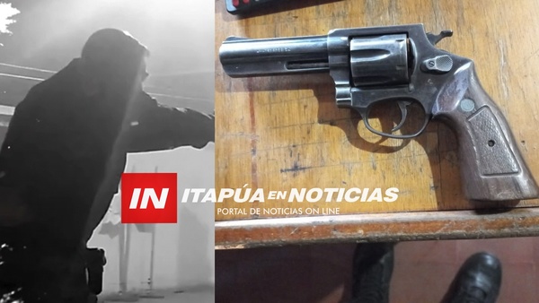 TRAS UNA INTERVENCIÓN SOBRE VIOLENCIA DETUVIERON A UN HOMBRE CON ARMA DE FUEGO.