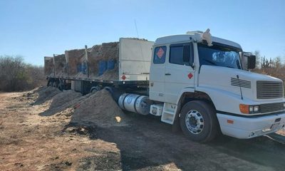 Senad detectó camión con tambores de precursores químicos