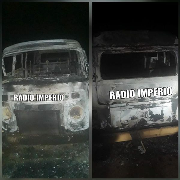 Hallan furgoneta abandonada e incinerada en la colonia San Roque