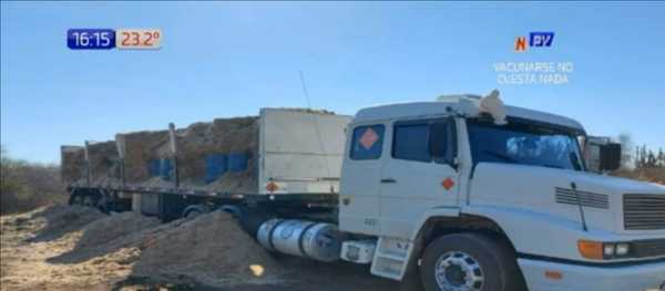 Chaco: Retienen camión de gran porte con presunto precursores químicos | Noticias Paraguay