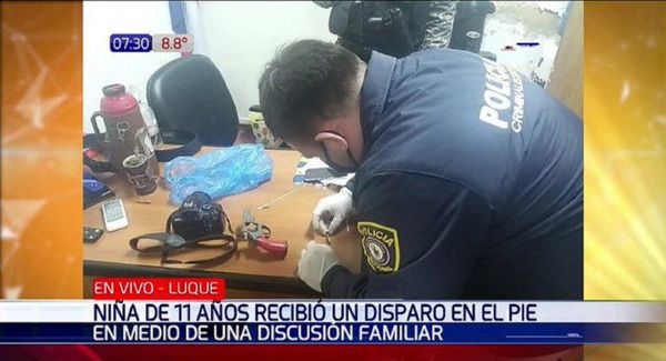 Luque: Niña de 11 años fue herida de bala en medio de conflicto familiar