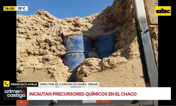 Incautan precursores químicos en el Chaco - Crimen y castigo - ABC Color