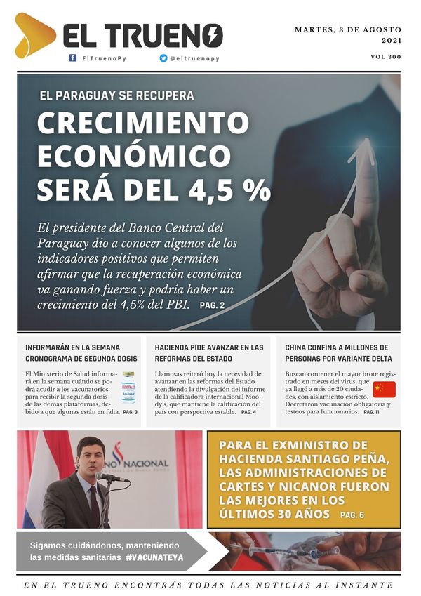 E-paper 3 de agosto 2021 - El Trueno