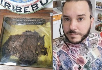 Crónica / José Ayala mostró la cabellera de una mártir de la Guerra Grande
