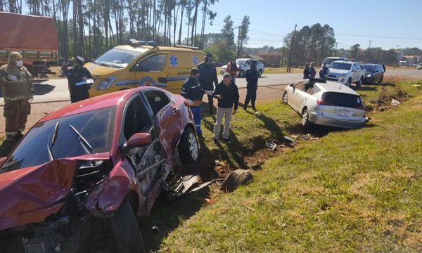 Aparatoso choque de automóviles sobre Ruta PY 02 deja cuantiosos daños materiales a los involucrados – Diario TNPRESS
