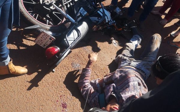 Motociclista sufre heridas tras estrellarse contra camión – Diario TNPRESS