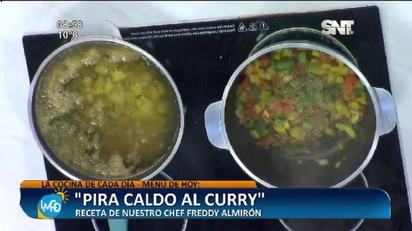 Cocina LMCD: Pira caldo al curry - SNT