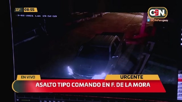 Asalto tipo comando en Fernando de la Mora - C9N