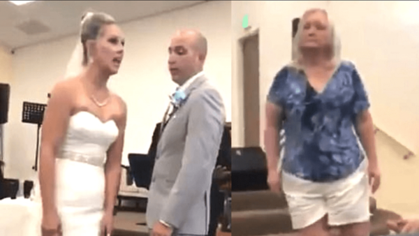 Suegrita medio tóxica: Detuvo la boda de su hijo cuando su nuera confesó que «tenía fallas» (VIDEO)