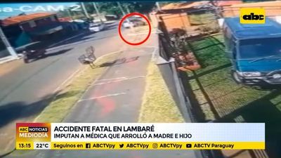 Imputan a médica que arrolló a madre e hijo - ABC Noticias - ABC Color