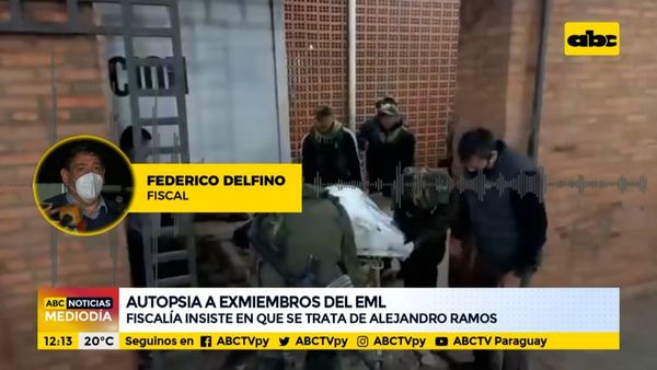 Fiscalía insiste en que abatido es Alejandro Ramos - ABC Noticias - ABC Color