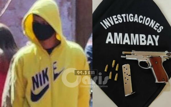 Arma incautada durante allanamiento en Pedro Juan fue utilizado en crímenes de Guardía cárceles.