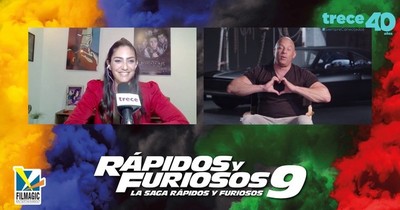 La Nación / Lucía Sapena y la entrevista a Vin Diesel: “Estaba nerviosa, pero salió genial”
