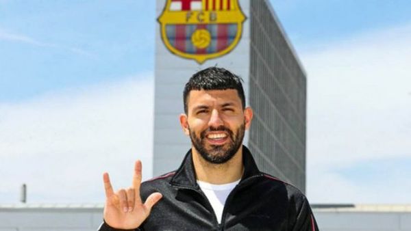 Sergio Agüero podría debutar el domingo en Barcelona ante la Juventus