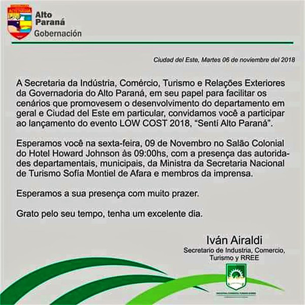 Então gobernador MILLONARIO, fala