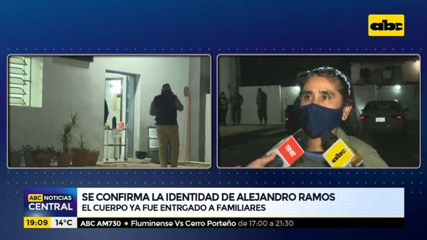 Se confirma la identidad de Alejandro Ramos - ABC Noticias - ABC Color