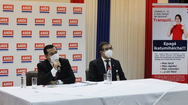 ANDE ofrece facilidad de pago fraccionado para sus clientes