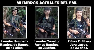 Madre, hija y nuera comandan ahora el grupo terrorista EML - Noticiero Paraguay