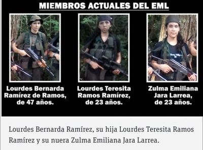 Madre, hija y nuera comandan ahora el grupo terrorista EML.