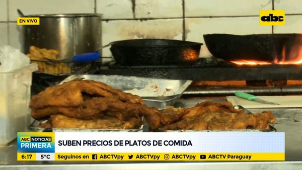 Suben los precios de los platos de comida en el Mercadito - ABC Noticias - ABC Color