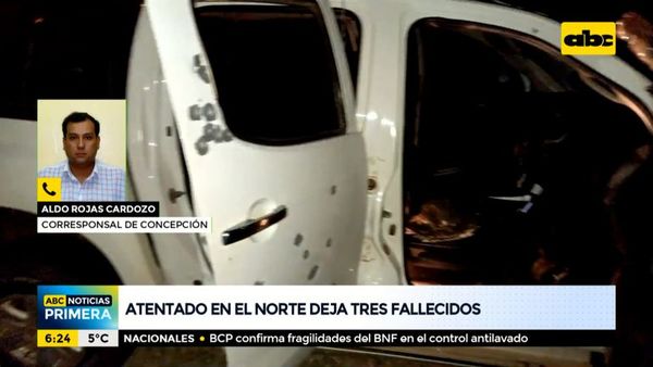 Atentado en el Norte deja tres fallecidos - ABC Noticias - ABC Color
