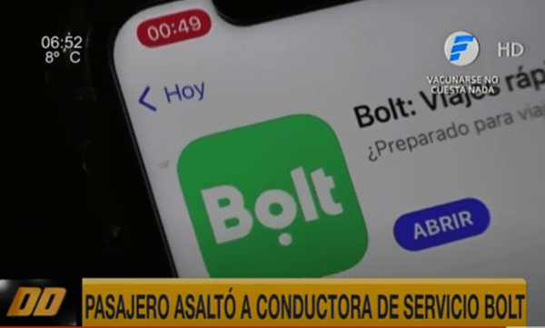 Se hizo pasar por pasajero y asaltó a conductora de Bolt | Telefuturo