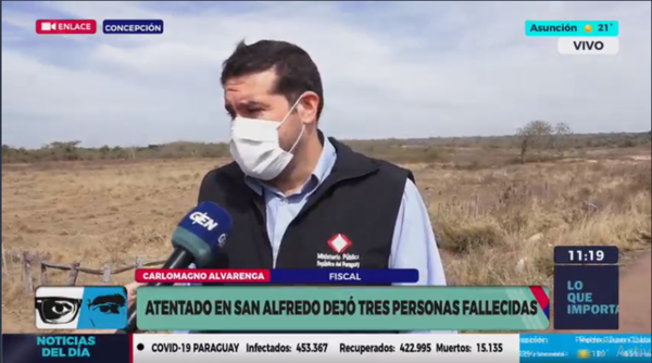 Diario HOY | Fiscal Carlomagno, sobre la investigación del atentado ocurrido ayer en San Alfredo