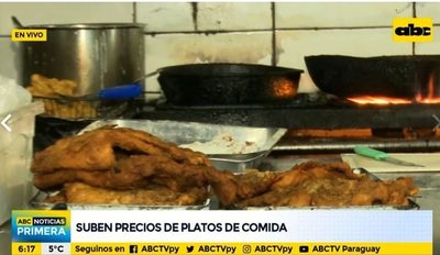 Platos de comida en el “Mercadito” Nº 1 también suben de precio - Nacionales - ABC Color