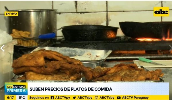 Platos de comida en el “Mercadito” Nº 1 también suben de precio - Nacionales - ABC Color