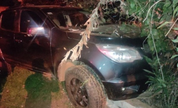 Alcoholizado realizaba trompos y terminó incrustado por una muralla