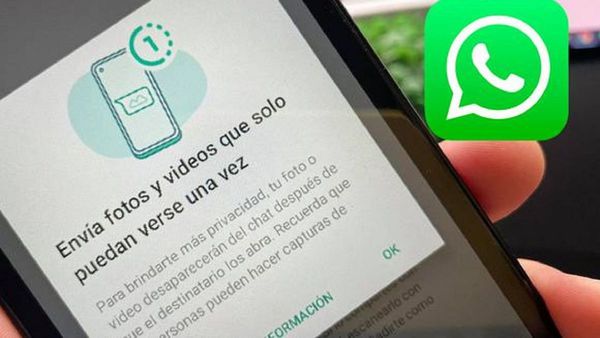 WhatsApp ya permite enviar fotos y videos para ver una sola vez