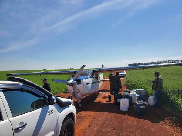 Cae AVION BOLVIANO con cocaína en el norte de Alto Paraná