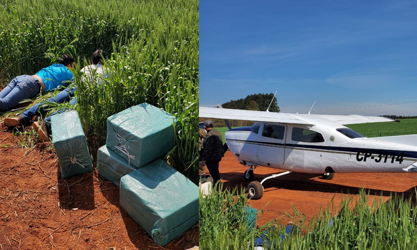 Alto Paraná: Capturan a dos bolivianos con 200 kilos de supuesta cocaína y una avioneta - OviedoPress
