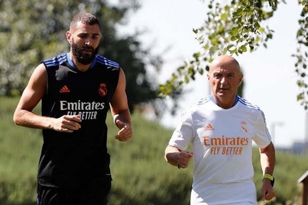 Karim Benzema devuelta a los entrenamientos con el Real Madrid