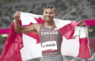 Crónica / De Grasse es campeón olímpico en 200 metros