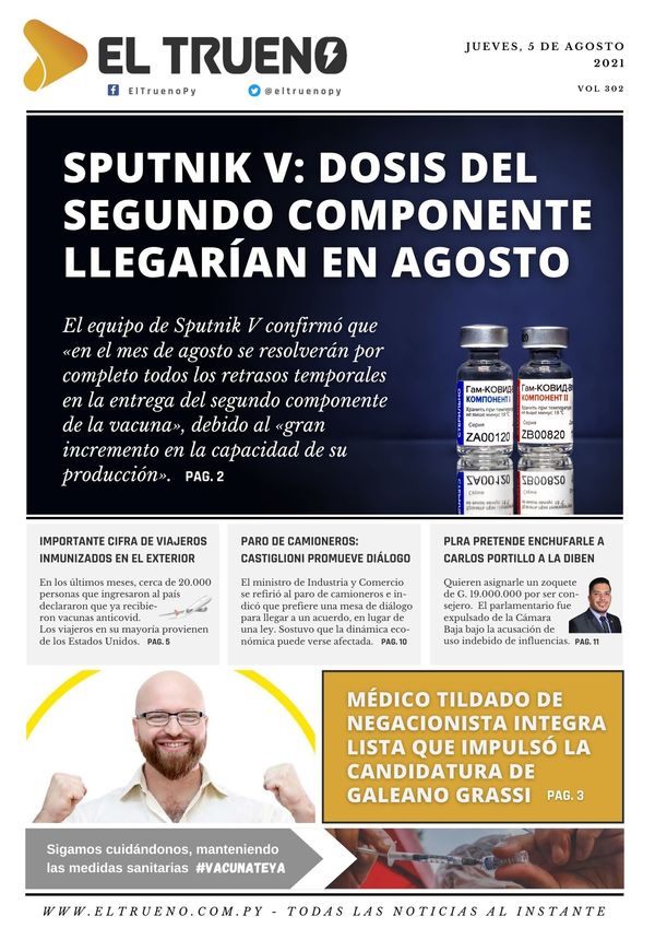 E-paper 5 de agosto 2021 - El Trueno