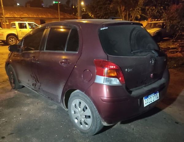 Recuperan vehículo robado en asalto a conductora de Bolt y creen que estaba siendo “enfriado” - Nacionales - ABC Color