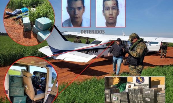 Incautan narco avión con 221 kilos de cocaína en colonia Nueva Fortuna – Diario TNPRESS