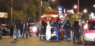 Dos heridos en accidente de tránsito en Coronel Oviedo - Noticiero Paraguay