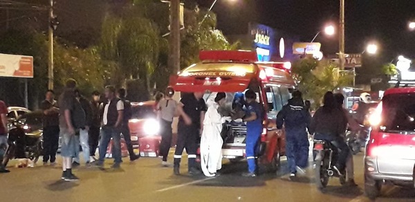 Dos heridos en accidente de tránsito en Coronel Oviedo - Noticiero Paraguay