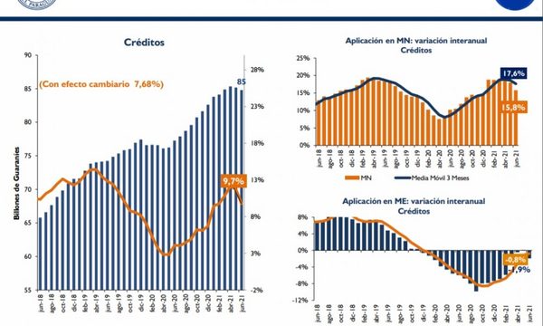 Mercado crediticio sigue con altibajos