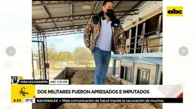 Dos militares apresados e imputados por tráfico de precursores químicos - A la gran 730 - ABC Color