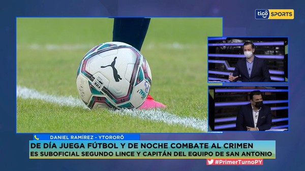 Daniel Ramírez, el suboficial con un sueño cumplido en la Copa Paraguay
