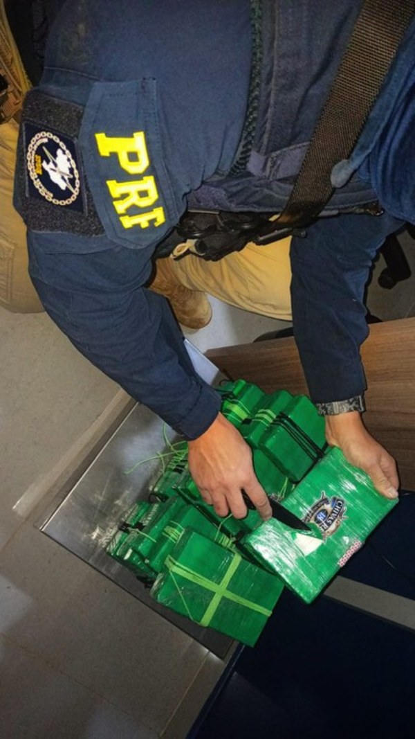 Decomisan 20 kilos de COCAINA que fue llevado desde Ciudad del Este