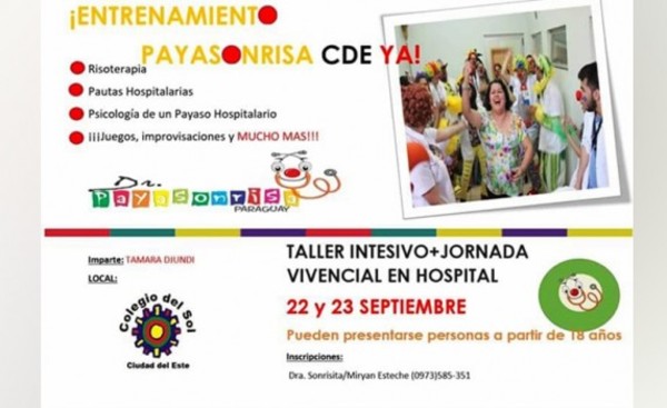 Organización Dr. Payasonrisa busca voluntarios en Ciudad Del Este