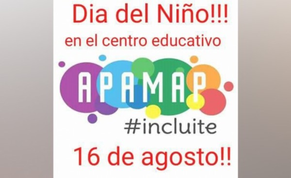 Padres piden donación para festejo del día del niño en APAMAP