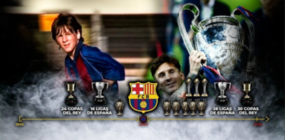 ¿Cuántos títulos ganó el Barcelona desde la llegada de Lionel Messi?