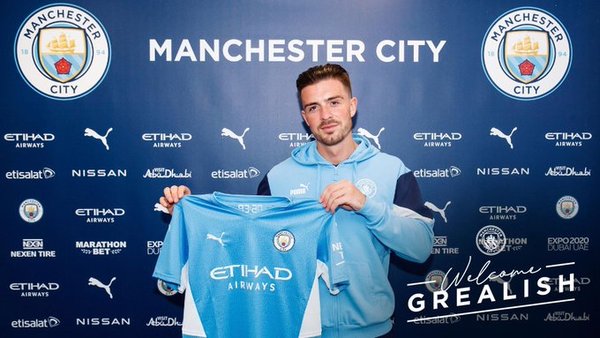 Manchester City anuncia el fichaje de Jack Grealish por un monto récord
